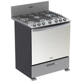 Whirlpool WFR3200D cocina Cocina independiente Gas Encimera de gas Gris