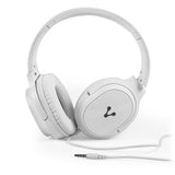 Vorago HP-301-WH audífono y auriculare Audífonos Alámbrico Diadema Llamadas/Música Blanco, 20 - 20000 Hz, 183 g