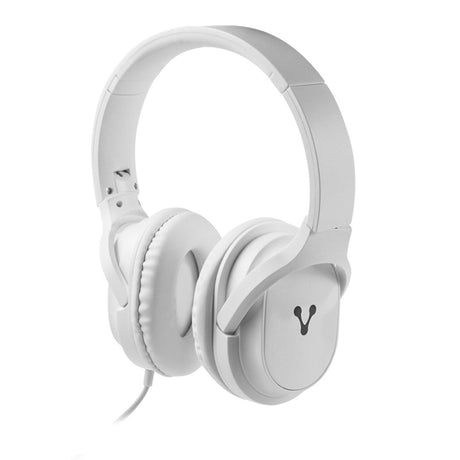 Vorago HP-301-WH audífono y auriculare Audífonos Alámbrico Diadema Llamadas/Música Blanco, 20 - 20000 Hz, 183 g