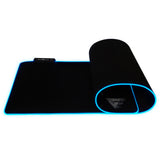 Mouse Pad GAME FACTOR MPG500, Monótono, Base Antideslizante, Negro