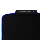 Mousepad Game Factor RGB XL (80x30cms) con Control de Velocidad y Conexión USB, Color Negro