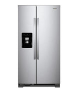 Whirlpool WD5620S nevera puerta lado a lado Independiente 700 L Gris, Acero inoxidable