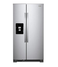 Whirlpool WD5620S nevera puerta lado a lado Independiente 700 L Gris, Acero inoxidable