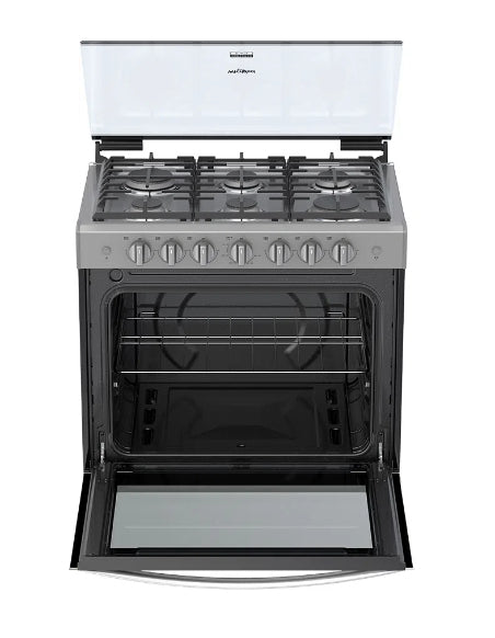 Whirlpool WER3000D cocina Cocina independiente Gas Encimera de gas Gris