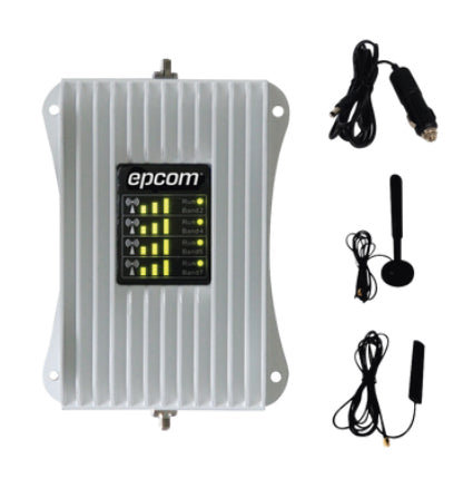 Epcom EP-AM23-4G amplificador de señal celular Amplificador de señal móvil para coche Acero inoxidable