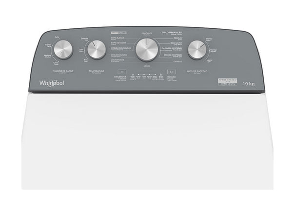 Whirlpool 8MWTW1934MJM lavadora Carga superior 19 kg 770 RPM Blanco