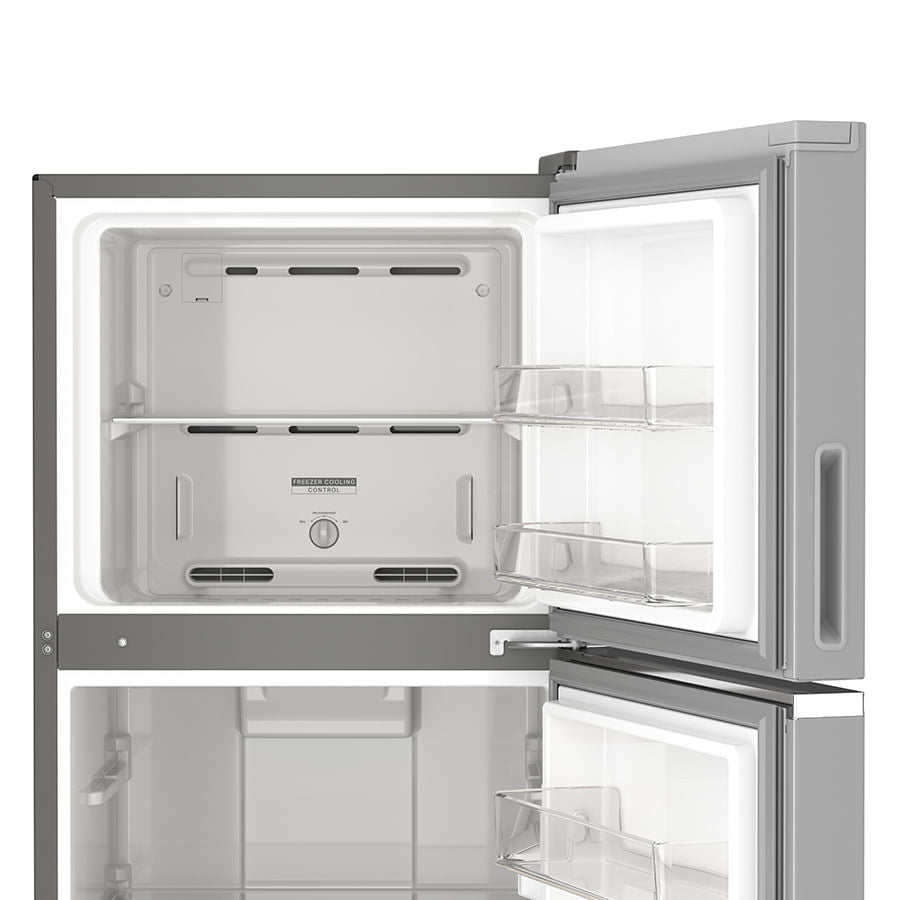 Whirlpool WT1230K nevera y congelador Independiente 332 L Acero inoxidable