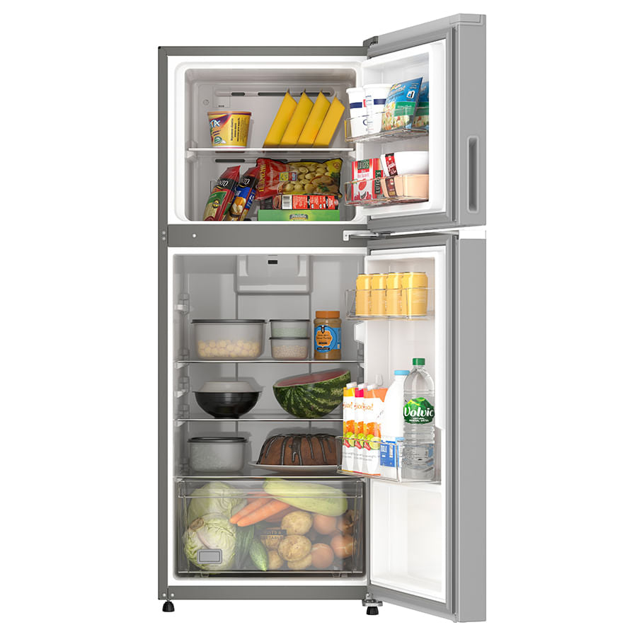 Whirlpool WT1230K nevera y congelador Independiente 332 L Acero inoxidable