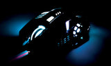 Manhattan Ratón óptico LED para juegos con cable, Diestro, USB tipo A, 3200 DPI