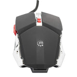 Manhattan Mouse óptico Gaming LED con cable Ratón 1 Juego USB tipo A Óptico
