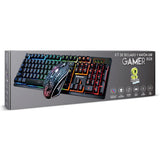 BRobotix 458977 teclado Ratón incluido Juego USB Negro