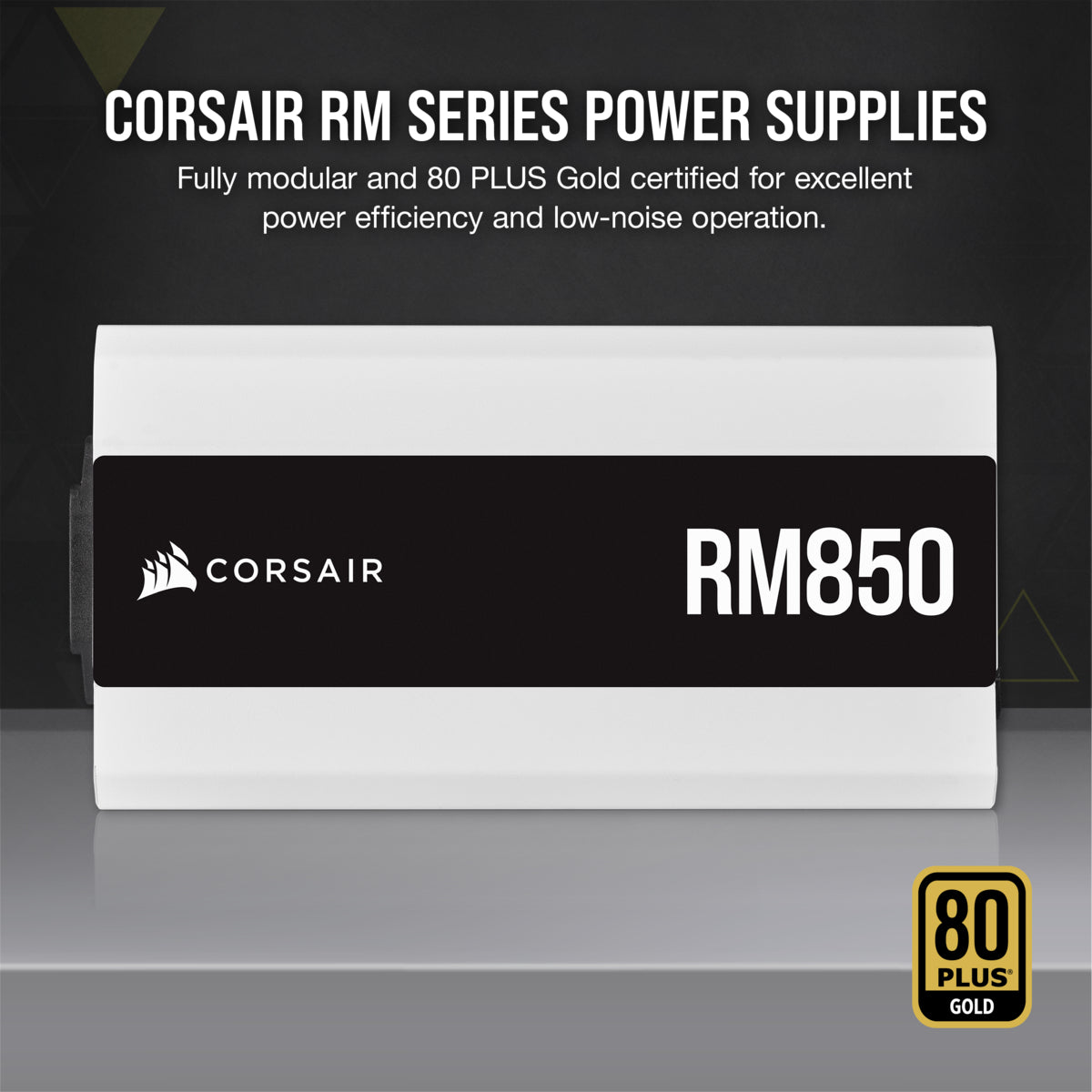 Corsair RM850 unidad de fuente de alimentación 850 W 24-pines ATX ATX Blanco, 100 - 240 V, Activo, 150 W