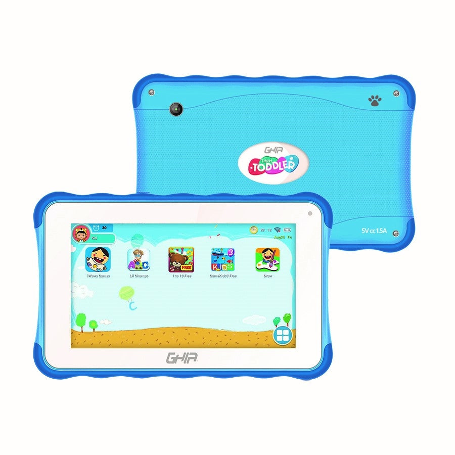 Ghia GT133A2 32 GB Wifi Azul, 1.5 GHz, MicroSD (TransFlash), 128 GB | Tablets para niños