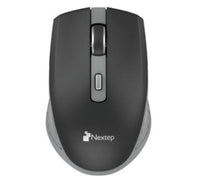 MOUSE INALÁMBRICO NEXTEP, RECARGABLE 1600 dpi, COLOR NEGRO/GRIS, NE-413NG