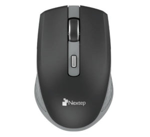 MOUSE INALÁMBRICO NEXTEP, RECARGABLE 1600 dpi, COLOR NEGRO/GRIS, NE-413NG