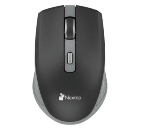 MOUSE INALÁMBRICO NEXTEP, RECARGABLE 1600 dpi, COLOR NEGRO/GRIS, NE-413NG