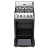 Whirlpool WWR3000S cocina Cocina independiente Gas Encimera de gas Gris