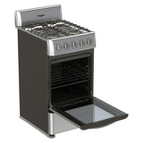 Whirlpool WWR3000S cocina Cocina independiente Gas Encimera de gas Gris