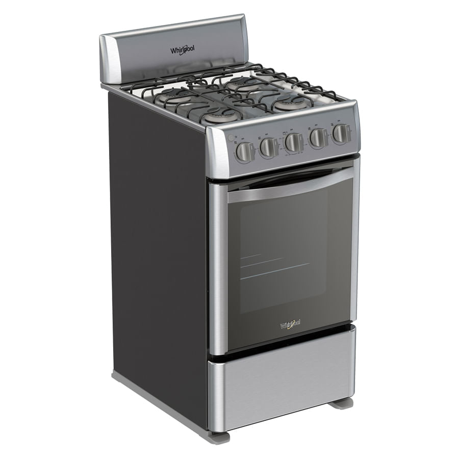 Whirlpool WWR3000S cocina Cocina independiente Gas Encimera de gas Gris