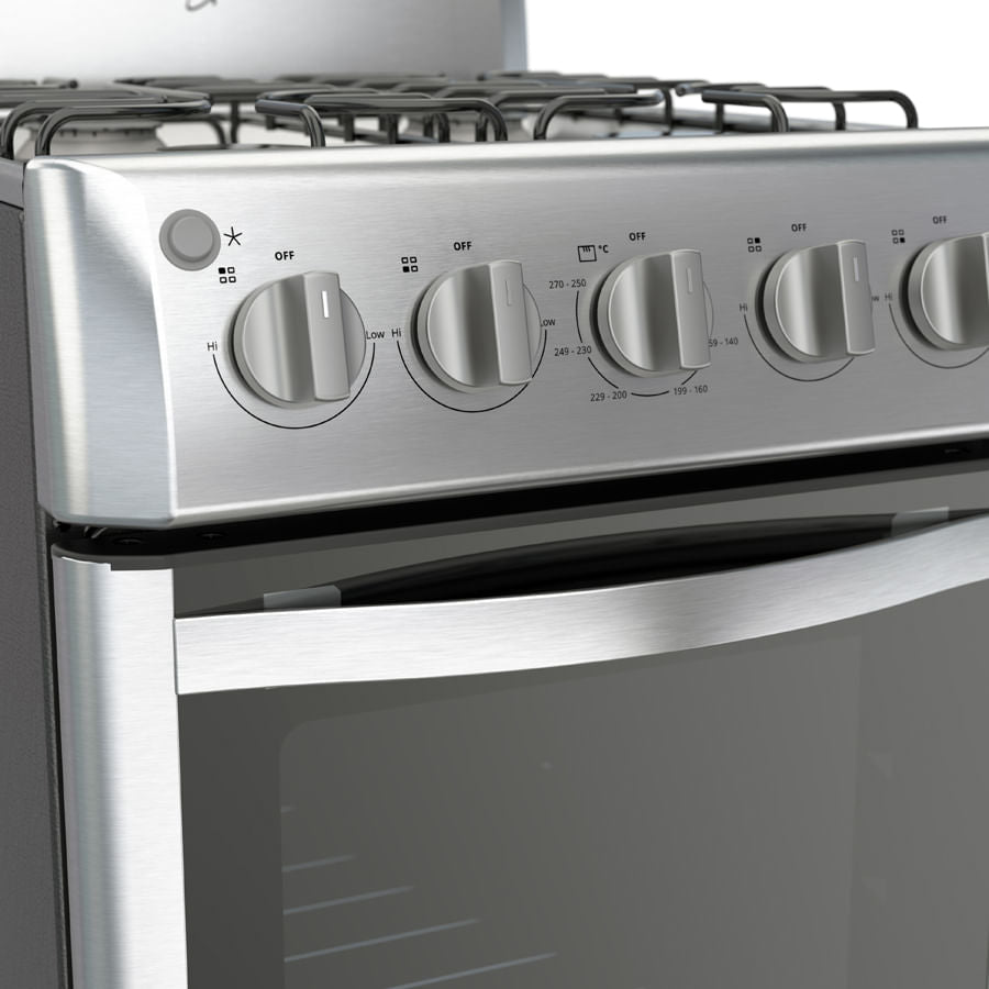 Whirlpool WWR3000S cocina Cocina independiente Gas Encimera de gas Gris