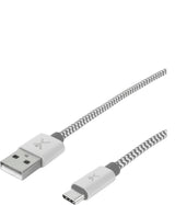 Perfect Choice PC-101673 cable USB USB 2.0 1 m USB C USB A Blanco, Gris