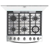 Whirlpool WFR5000D cocina Cocina independiente Gas Encimera de gas Gris