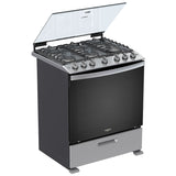 Whirlpool WFR5000D cocina Cocina independiente Gas Encimera de gas Gris