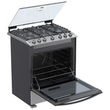Whirlpool WFR5000D cocina Cocina independiente Gas Encimera de gas Gris