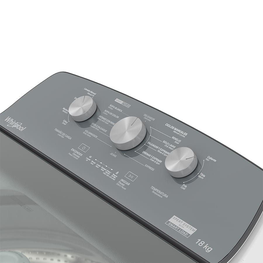 Whirlpool 8MWTW1823WJM lavadora-secadora Independiente Carga superior Blanco