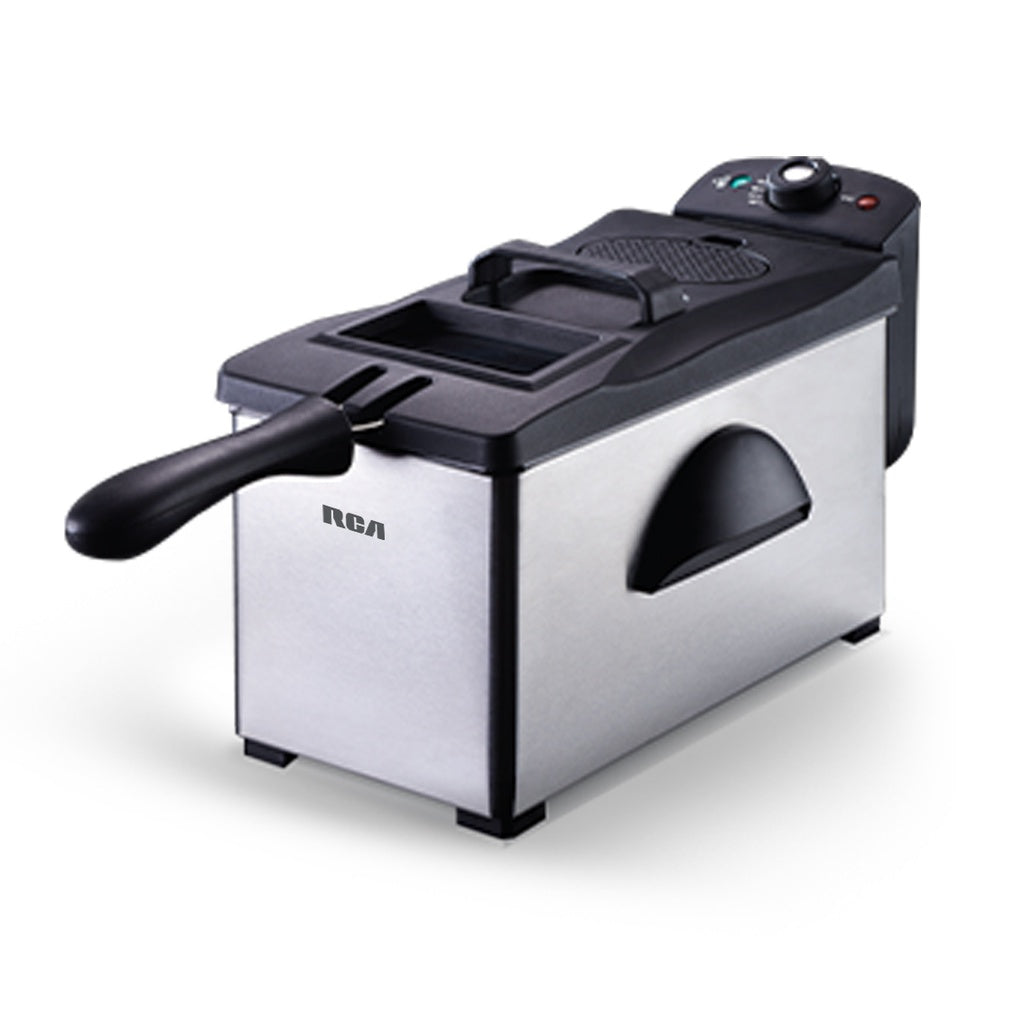 RCA RC-DF303 freidora Sencillo 3 L 1500 W Negro, 115 °C, 190 °C, Giratorio