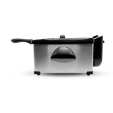 RCA RC-DF303 freidora Sencillo 3 L 1500 W Negro, 115 °C, 190 °C, Giratorio
