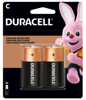 Duracell PIDUAKC2NAC pilas domésticas Batería de un solo uso C Alcalino 2 pieza(s)