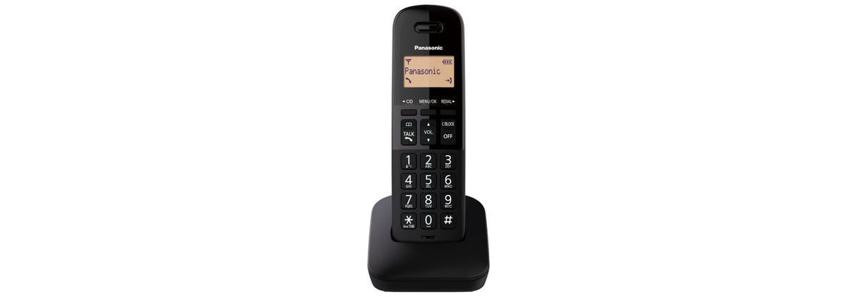 Panasonic KX-TGB310MEB teléfono Teléfono DECT Identificador de llamadas Negro, Terminal inalámbrico