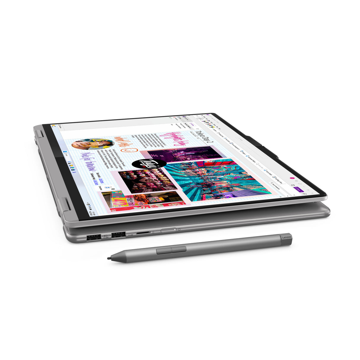 Lenovo Yoga 7 2-in-1 16AHP9 AMD Ryzen™ 7 8840HS Híbrido (2-en-1) 40.6 cm (16") Pantalla táctil WUXGA 16 GB LPDDR5x-SDRAM 1 TB SSD Wi-Fi 6E (802.11ax)
