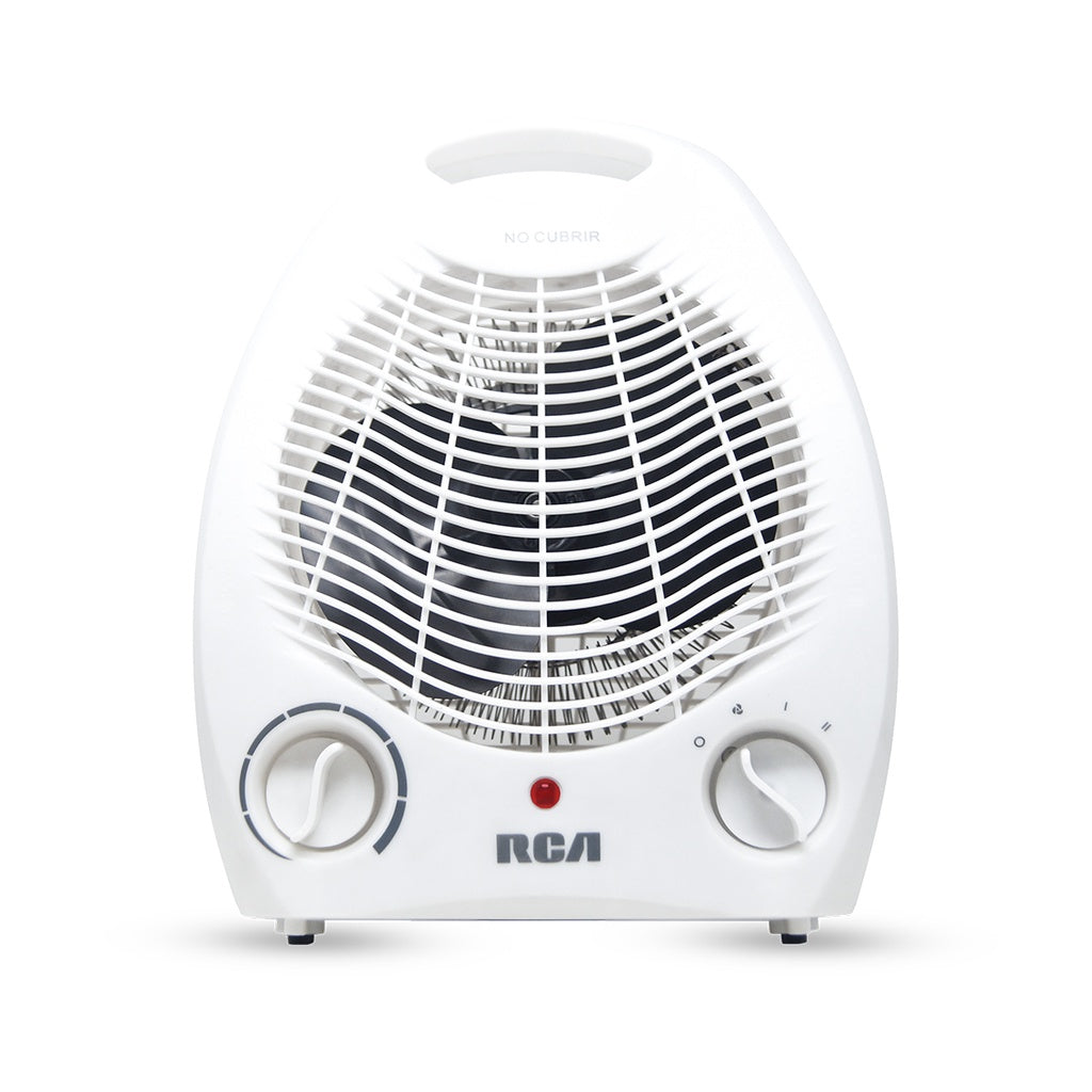 RCA RC-A01 calefactor eléctrico Interior Blanco 1500 W Ventilador eléctrico de calentador de ambiente, Piso, Plástico, C