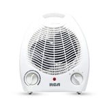 RCA RC-A01 calefactor eléctrico Interior Blanco 1500 W Ventilador eléctrico de calentador de ambiente, Piso, Plástico, C