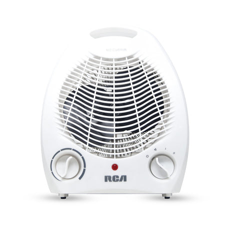 RCA RC-A01 calefactor eléctrico Interior Blanco 1500 W Ventilador eléctrico de calentador de ambiente, Piso, Plástico, C