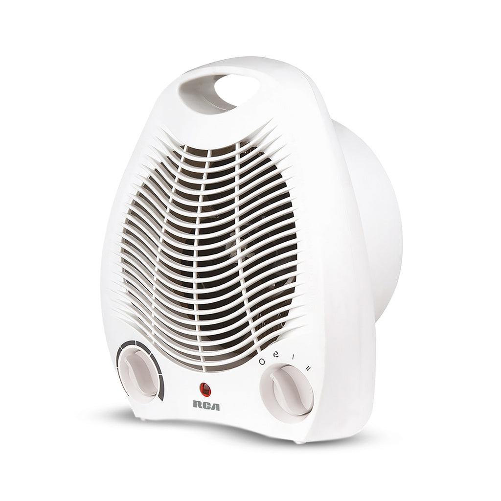 RCA RC-A01 calefactor eléctrico Interior Blanco 1500 W Ventilador eléctrico de calentador de ambiente, Piso, Plástico, C