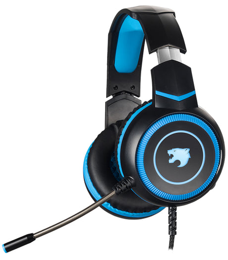 Yaguaret HGQUIMERAYGT audífono y auriculare Auriculares Alámbrico Diadema Juego USB Tipo C Negro, Azul, 20 - 20000 Hz