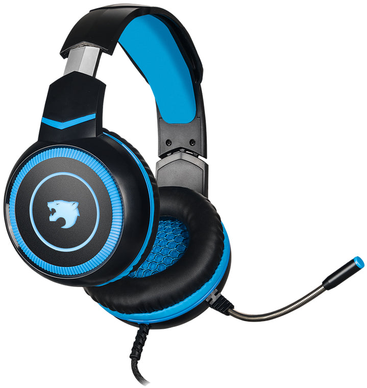 Yaguaret HGQUIMERAYGT audífono y auriculare Auriculares Alámbrico Diadema Juego USB Tipo C Negro, Azul, 20 - 20000 Hz