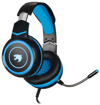 Yaguaret HGQUIMERAYGT audífono y auriculare Auriculares Alámbrico Diadema Juego USB Tipo C Negro, Azul, 20 - 20000 Hz
