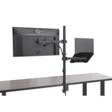 Manhattan Soporte para escritorio combinado con brazo para monitor y soporte para laptop Monitor Negro