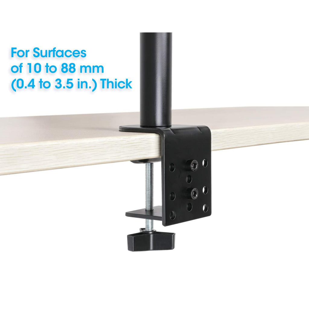 Manhattan Soporte para escritorio combinado con brazo para monitor y soporte para laptop Monitor Negro