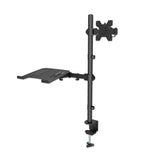 Manhattan Soporte para escritorio combinado con brazo para monitor y soporte para laptop Monitor Negro