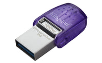 Kingston Technology 128GB DataTraveler microDuo 3C 200MB/s dual USB-A + USB-C Memoria Flash 128 GB USB Type-A / USB Type-C 3.2 Gen 1 (3.1 Gen 1) 200 MB/s