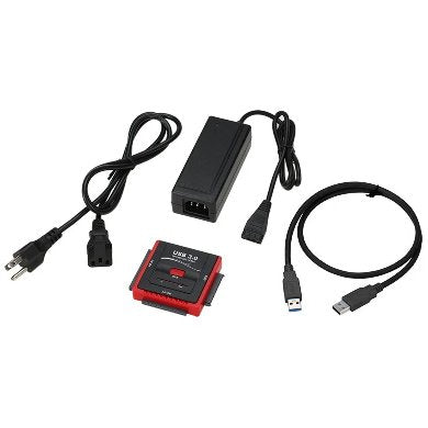 BROBOTIX Convertidor USB V3.0 a IDE/SATA 263809, Compatible con USB 3.0, Soporta SATA III