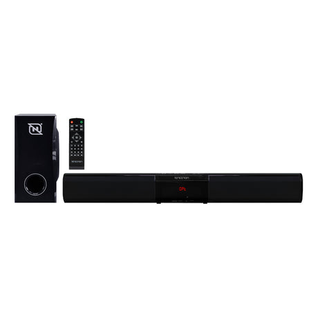 Necnon NSB-01W PRO Negro 2.1 canales 40 W, Altavoz de subgraves (subwoofer) activo, Inalámbrico