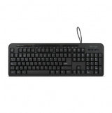 Vorago KB-204 teclado Universal USB Español Negro, Tamaño completo (100%), Alámbrico