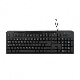 Vorago KB-204 teclado Universal USB Español Negro, Tamaño completo (100%), Alámbrico