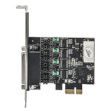 Manhattan Tarjeta Serial PCI Express de 4 puertos tarjetas y adaptadores de interfaz PCIe VGA PCIe 2.0 Si